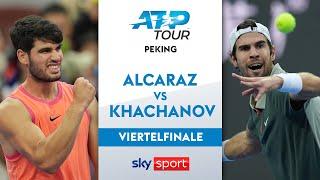 Alcaraz  vs. Khachanov - Viertelfinale | China Open Peking 2024 | Highlights - Sky Sport Tennis