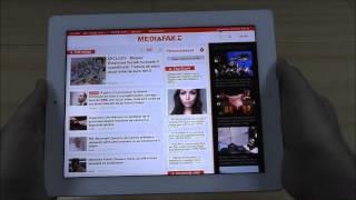 Prezentare Mediafax.ro HD pentru iPad