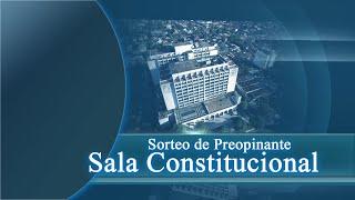 15-11-2024 Sorteo de Preopinante Sala Constitucional