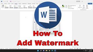 How to Add Watermark in Microsoft Word [Tutorial]