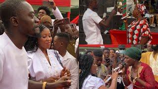 Lilwin & Wife Blow Cash On Mama Esther And Adom Kyei Duah’s “Daughter” At His School’s Carols Day