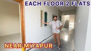 Spacious & Brand new 2 BHK flat for sale in Hyderabad - miyapur || Ready to move flats