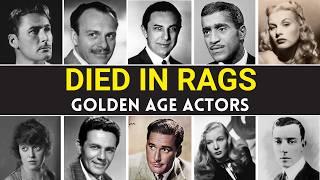 Golden Age Actors And Singers Who Died In Poverty