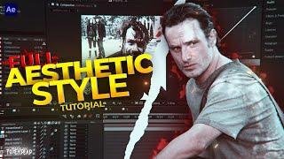 Full Aesthetic style tutorial on After Effects