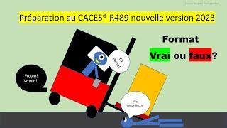 CACES®R489 test théorique 10 questions nouveau 2023 #bacpro #logistique #formation #CACES R489