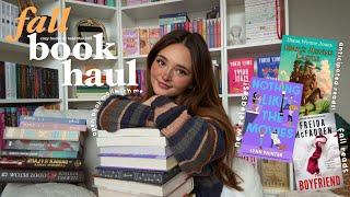 a cozy fall BOOK HAUL ️