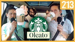 podcast at starbucks for weird olive oil coffee - The TryPod Ep. 213