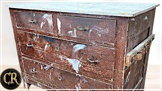 WONDERFUL restoration of this dresser