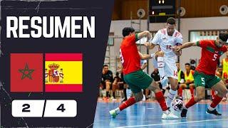 Marruecos 2 - 4 España | RESUMEN