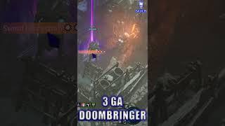 3GA DOOMBRINGER Mythic Unique | Diablo 4 Necromancer Endgame Build #skulm #shorts #necromancer