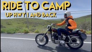 Ride to Camp | Up California HWY 1 and Back!! Shovelhead Chopper breaks down