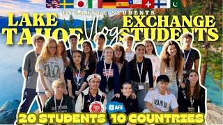 AFS Exchange Student Gathering at Lake Tahoe | 10 Countries, Endless Memories