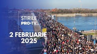 Știrile PRO TV - 2 Februarie 2025