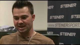 Nick Swisher Tours Steiner Sports