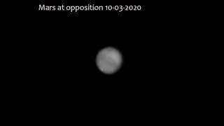 Mars at Opposition, October 3, 2020