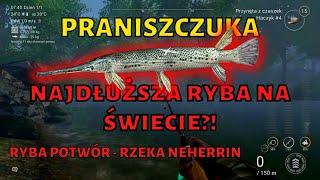 jak złowić PRANISZCZUKE - ryba potwór rzeka Neherrin