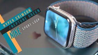 Apple's HYPER CRIMSON/NEPTUNE GREEN Nike Sport Loop REVIEW & Style Guide