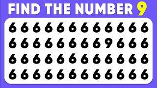 Find the ODD One Out | Find The ODD Number And Letter Edition! | Emoji Quiz | Easy, Medium, Hard