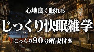 【睡眠導入】じっくり快眠雑学【リラックス】全部聴きたいだけどつい眠っちゃう雑学をまとめました