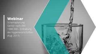 Schemaplanung Sanitär vor dem Hintergrund der Trinkwasserhygiene nach DIN 1988 300