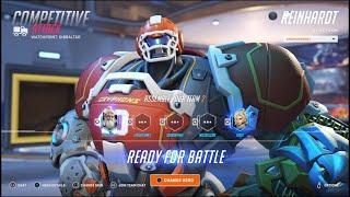 Overwatch 2 Competitive Reinhardt Gameplay No Commentary) (Ps5) (1080p 60