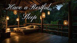 Your Bedroom in the Rainforest  | 4 Hours Gentle Rainfall to Help You Unwind in Bed