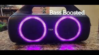 YIER BoomHero 1 Bluetooth Speaker Unboxing, Bass Test, Sound Test Review -WEAR HEADPHONES FOR TEST 