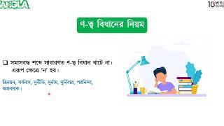 ণ-ত্ব বিধান ও ষ-ত্ব বিধান বাংলা ব্যাকরণ | বাংলা ২য় পত্র | University Admission