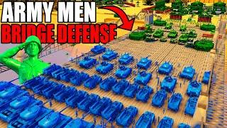 Largest Army Men BRIDGE FORTRESS Defense VS TOY INVASION?! - Attack on Toys: New Update