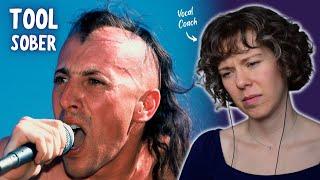 First time hearing Tool - Vocal Coach reacts to "Sober" and Maynard James Keenan's LIVE vocals