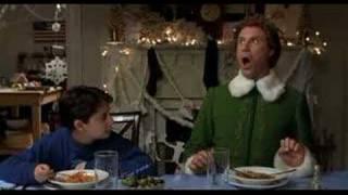 elf burping scene