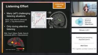 Predicting and perceiving degraded speech