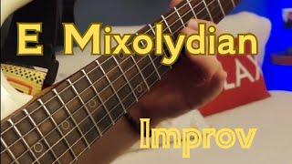 E Mixolydian Improvisation