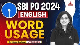 SBI PO English 2024 | English Word Usage | By Kinjal Gadhavi