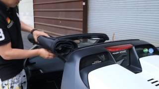 Honda S660 softtop roof open