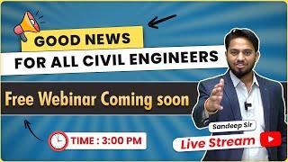 Free Webinar Coming Soon for Civil Engineers in 2025 | Free Webinar on QS & Billing Engineering