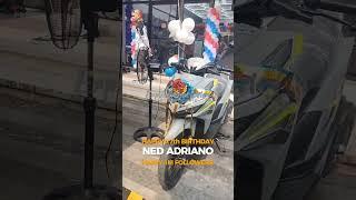 Ned Adriano birthday honda click 125 raffle & 1Million celebration #Nedadriano #nedishop