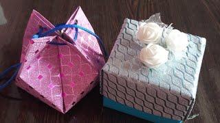 Easy and quick paper gift boxes | Sadhana Arora