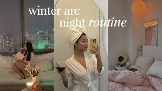 COZY FALL NIGHT ROUTINE  |  reset routine, self-care tips, grocery restock, and winter arc habits!