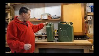 Jerry Can Review - Wavian vs Chinesian (Vevor) 20 liter gas storage