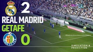 REAL MADRID 2-0 GETAFE • Highlights • La Liga 24/25 | Simulación/Recreación