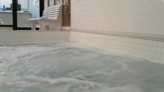 In the whirlpool at  MVP Sportsplex Club in Holland, Michigan