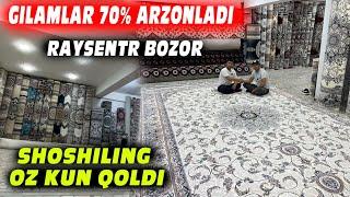 Raysentr bozorda yangilik Gilamlar arzonladi Gilam narxi Arzon gilam #arzongilam #gilam #bozor