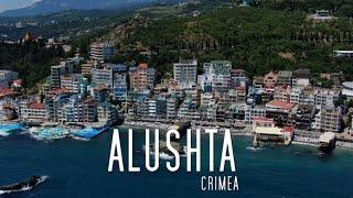 ALUSHTA, CRIMEA - Peninsula Disputed Between Ukraine and Russia - Stunning 4K Footage