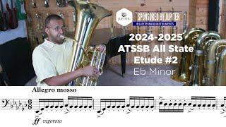 2024-2025 ATSSB Tuba Etude #2 Voxman Allegro Mosso Eb Minor Page 33 [SPONSORED BY Jupiter]