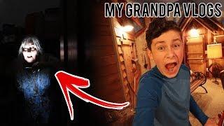 CREEPY GRANDMA HIDING! MY GRANDPA VLOGS! | Hide and Seek