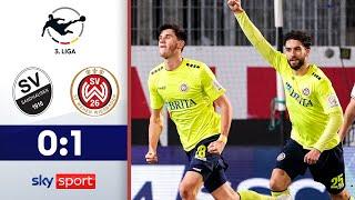 Sandhausen weiter in der Krise! | SV Sandhausen - SV Wehen-Wiesbaden | Highlights - 3. Liga 2024/25