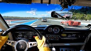 EPIC Onboard POV 1965 Ford Mustang V8 RAW SOUND - Circuit Paul Ricard