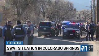 Large police presence in Colorado Springs