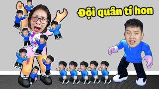 Thống lĩnh đội quân tí hon tấn công troll mọi người, bqThanh Tí Hon Bám Đầy Người Ốc